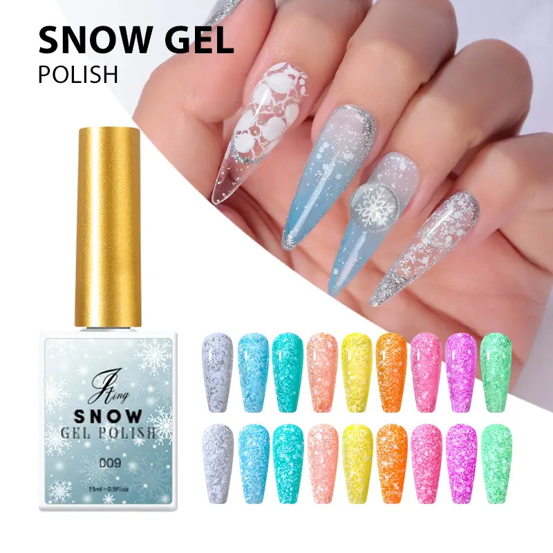 New Design 9 Colors Snowflakes UV Nail Gel Polish: What is the Difference Between Gel Polish and UV Gel Polish?